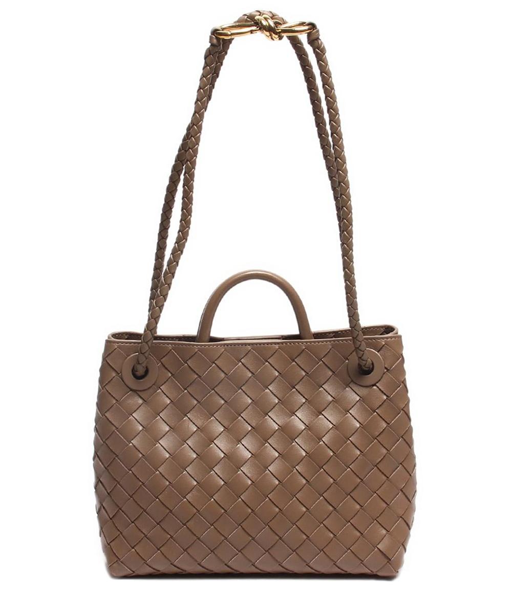 BOTTEGA VENETA モールアンディアーモ トップハンドルバッグ イントレチャート パインコーン